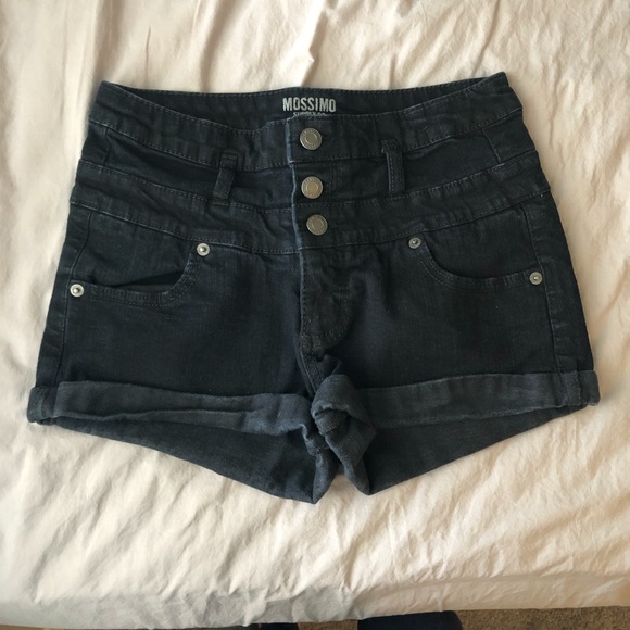 Mossimo Supply Co. Pants - Mossimo Black Denim Shorts Size 6